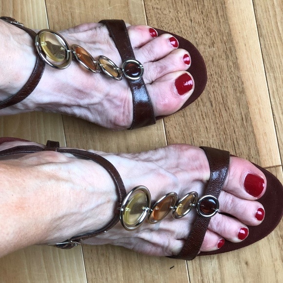 Suede Strapy Heels by Bandelino - Picture 4 of 7